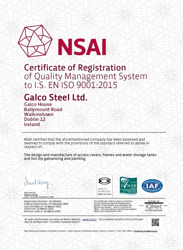 Galco ISO 9001