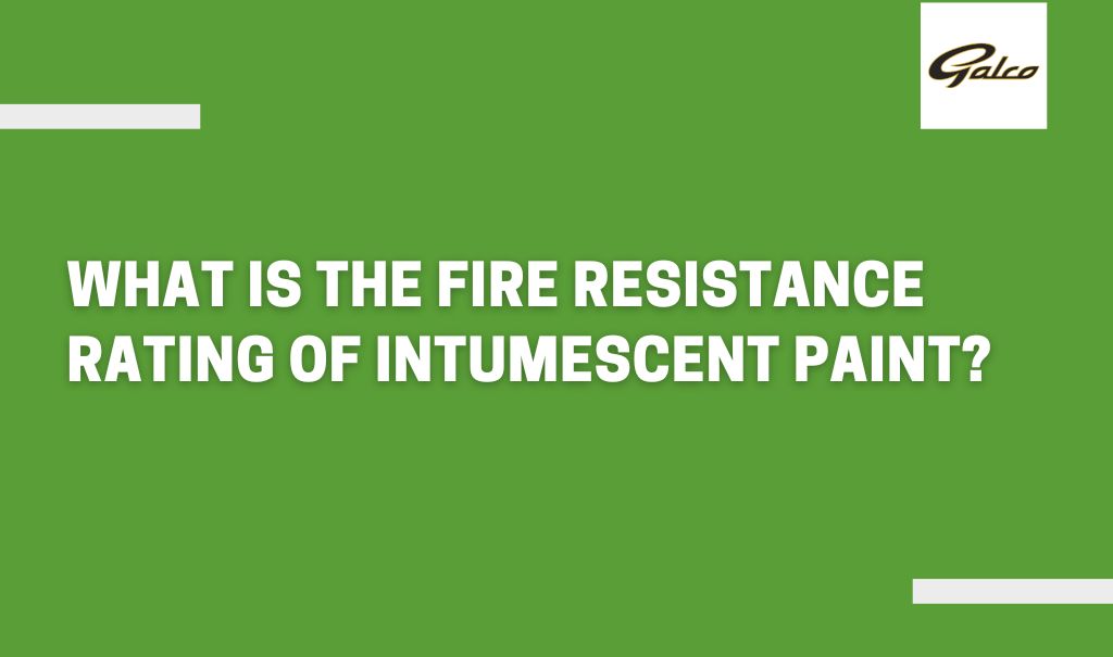 fire resistance rating intumescent paint